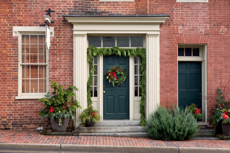 Winter home curb appeal is important to show your home's charm to buyers.